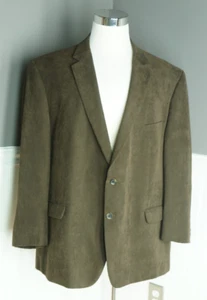 Chaqueta Andrew Fezza 3XL Marrón Poliéster Blazer Abrigo Deportivo Grande Alto 54R - Imagen 1 de 6