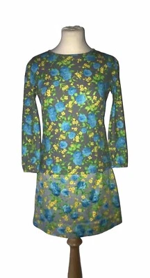 Traje Top Falda Algodón Vintage Versus Gianni Versace 2 Piezas Colorido Años 90 Italia Foto 1 de 4