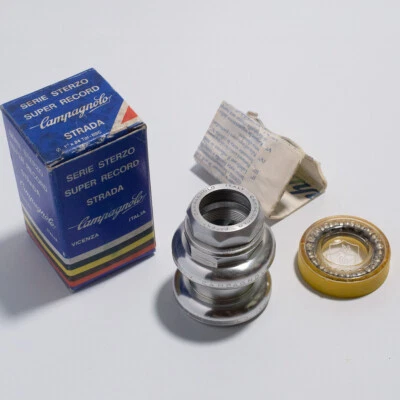 NOS/NIB Campagnolo Super Record Headset British 1”x24 Threaded Vintage BSC - Image 1 of 4