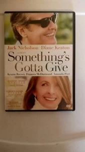 Something's Gotta Give (DVD, 2003) Jack Nicholson Diane Keaton Drama Comedy - Picture 1 of 1