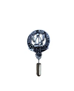 Johnstone Clan Crest Pewter Cap Lapel Tie Pin - Picture 1 of 1
