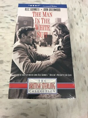 THE MAN IN THE WHITE SUIT (1951) VHS ALEC GUINNESS JOAN GREENWOOD SEALED MINT! - Image 1 of 4