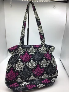 SEHR SCHÖN!! Markenlose große gesteppte Hobo Schultertasche mehrfarbig 15 Zoll - Bild 1 von 8