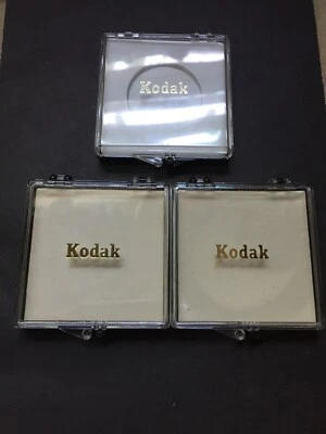 Lot of 3 Kodak 30mm / 50mm Plastic Filter Holders Protective Cases - Image 1 of 2