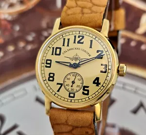 Orologio da polso Sturmanskie URSS Vintage Sovietico Orologio Meccanico Oro Falco di Stalin - Foto 1 di 10