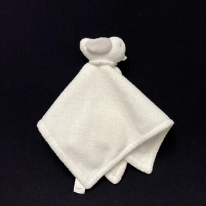 Manta de seguridad de felpa Pottery Barn Kids blanca gris pájaro Lovey - Imagen 1 de 7