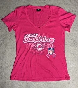 Miami Dolphins Pink NFL Woman’s Football T-Shirt Size XL - Bild 1 von 6