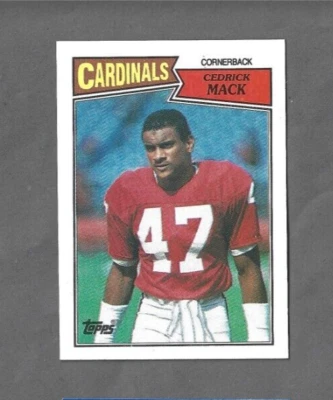 Cedrick Mack St.Louis Cardinals 1987 Topps #338 - Image 1 of 2
