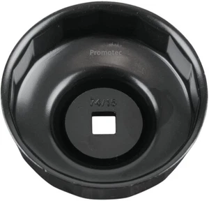 Chiave a Tazza in lamiera filtro olio 74 15 facce BGS GERMANY - Imagen 1 de 2
