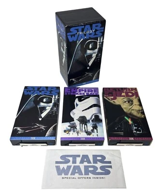 Star Wars Trilogy VHS Video Box Set 1995 THX Widescreen ~ 100% COMPLETE - Image 1 of 4