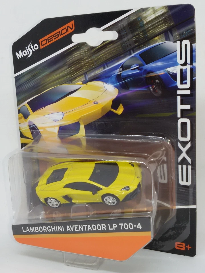 Maisto Design 1/64 Lamborghini Aventador LP 700-4 Exotics - Immagine 1 di 1
