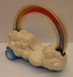 "Coche de colección osos de cuidado arco iris arco iris de 7" de largo" de los años 80 - Imagen 1 de 3