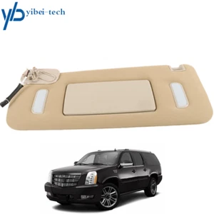 Fit For 2007-2014 Silverado Tahoe Yukon Suburban Driver Left Sun Visors 22850306 - Picture 1 of 11