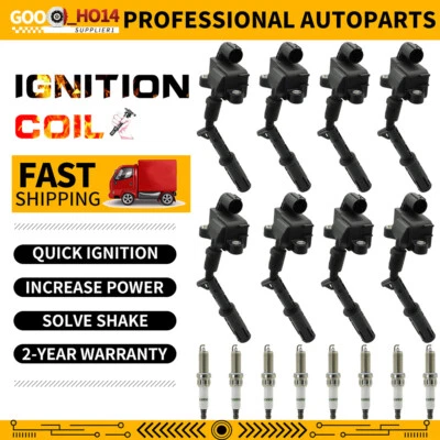 ✅Set of 8 UF741 Ignition Coil & Spark Plug For 2012-2017 Mercedes-Benz S550 4.7L - Imagem 1 de 4