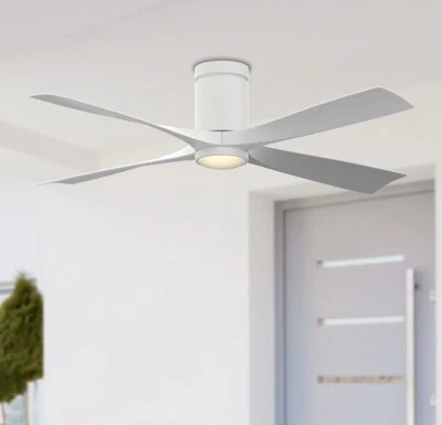 Fanimation Studio Collection AireFlush 52In Ceiling Fan Color Changing LED White - Image 1 of 4