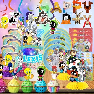 baby Looney tunes toons birthday party supplies favor centerpiece decoration - Picture 1 of 80