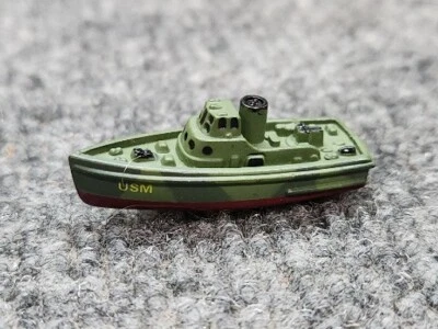 Micro Máquinas Militares MINI PT BARCO Militar USM De Colección Años 80 Hombre Cueva Sala de Juegos Juguete Foto 1 de 4