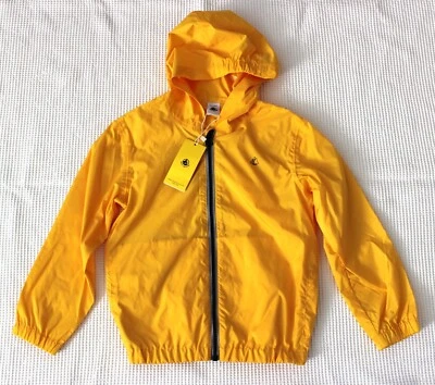 Petit Bateau Regenjacke Windbreaker NEU Gelb Transportbeutel - Bild 1 von 3