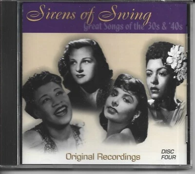 SIRENS OF SWING DISC #4 - EDITH PIAF, LENA HORNE, DORIS DAY, DINAH WASHINGTON, J - Image 1 of 2