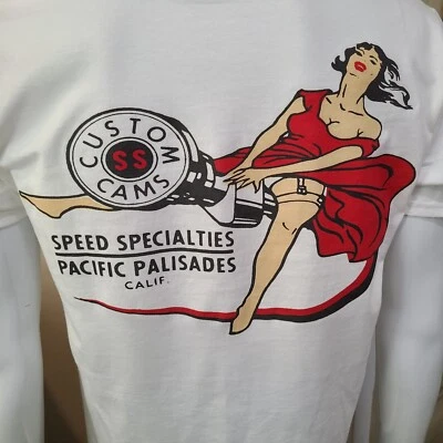Camiseta vintage RACE/GASSER/DRAG SPECIALTIES PACIFIC PALASADES Foto 1 de 4