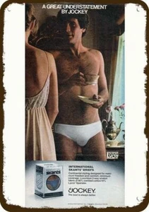 1979 JOCKEY SKANTS SEXY MENS UNDERWEAR Vntg-Look DECORATIVE REPLICA METAL SIGN - Picture 1 of 1