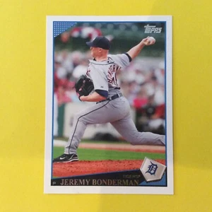 Jeremy Bonderman 2009 Topps #458 Tigres de Detroit - Imagen 1 de 2