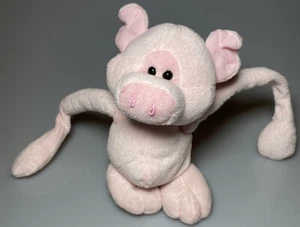 Pully Pal Pink Pig 13” Peluche Animal Tirar Brazos y Piernas Juguete Suave - Imagen 1 de 3