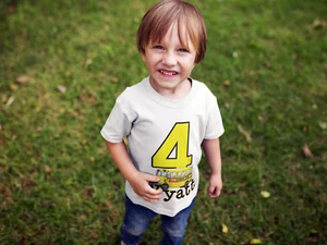 School Bus Birthday Shirt - kids Bus Shirt - Youth Birthday Tshirt  Boy Girl - Picture 1 of 2