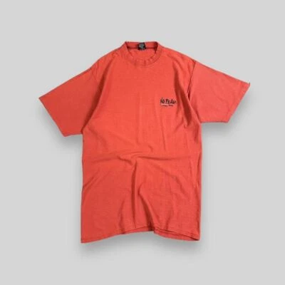 Vintage 90s No Fear Textured Boxy T Shirt Red Large - Image 1 of 4