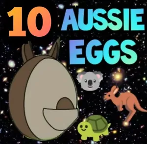 π₯ 10 AUSSIE EGGS! π’π¦ - Adopt Me Roblox. You get x10 egg! Untouched pets! - Picture 1 of 1