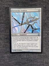 MTG Foil Uncommon Surestrike Trident x 1 NM/M - Darksteel