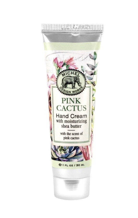 Michel Design Works 粉色仙人掌乳木果油护手霜,旅行装,1 盎司 — 第 1/1 张图片