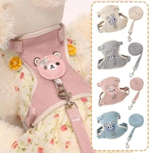 Gilet per animali domestici piccola media taglia catena cane corda petto corda HOT✨2 trazione C8 R7Z9 - Foto 1 di 28