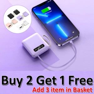 Power Bank 10000mAh Dual USB externer Akku tragbares Ladegerät für Handy - Bild 1 von 8
