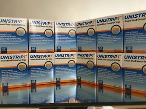 Unistrip 1 Blood Glucose Test Strips 600 Qty  Exp 10/2025 Free shipping  10% OFF