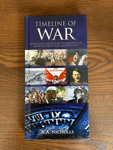 TimeLine Of War - R.A.Nicholls seltenes informatives gebundenes Geschichtsbuch - Bild 1 von 3
