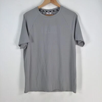 Fila mens t shirt size S grey crew neck short sleeve 062130 - Image 1 of 4