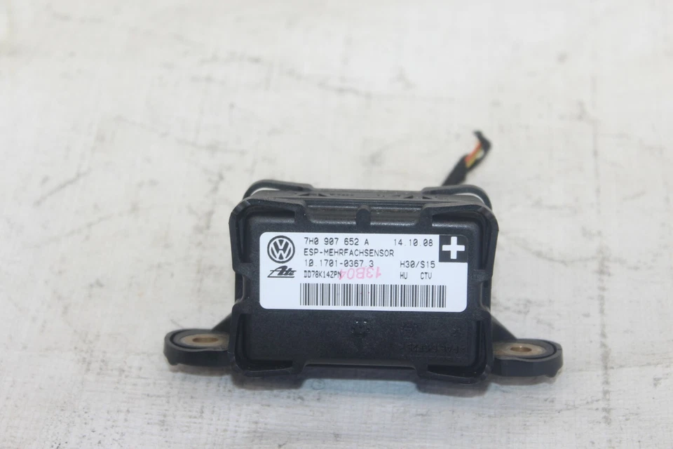 2009 AUDI TT 8J COUPE #156 2.0L SENSOR DE ACELERAÇÃO DE TAXA DE GIRO GUINADA 7H0907652A - Imagem 1 de 4