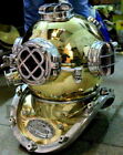 18" Full Size Aluminum & Steel Deep U.S Navy Mark V Scuba Diving Divers Helmet