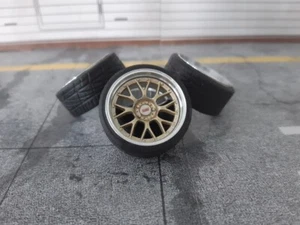 Ruedas de aluminio reales escala 1:18 BBS RS-GT 18 PULGADAS, ¡NUEVAS! ¡Varios colores disponibles! - Imagen 1 de 5