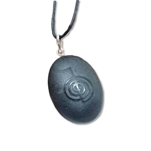 Cho Ku Rei Achat Anhänger Halskette geätzter Edelstein Kordel Kristall Schmuc... - Bild 1 von 11