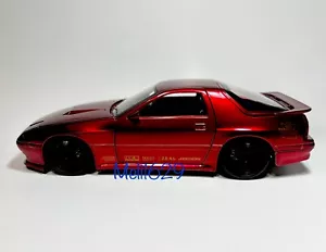 Jada JDM Tuners 1/24 1985 Mazda RX-7  (Candy Red) - Picture 1 of 9