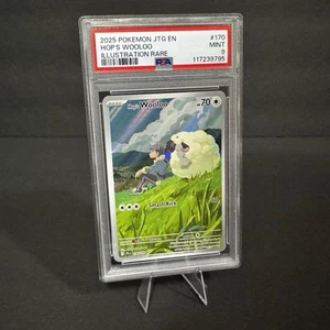 2025 Pokemon JTG EN Journey Illustration Rare 170/159 Hop's Wooloo PSA 9 - Bild 1 von 2