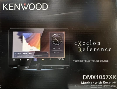 Kenwood DMX1057XR 10.1" AM FM BT Car Stereo Wireless Apple CarPlay - Image 1 of 4