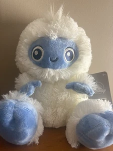 Disney Yeti Plush 12" White Fur Sewn Eyes Big Blue Feet Expedition Everest - Picture 1 of 5