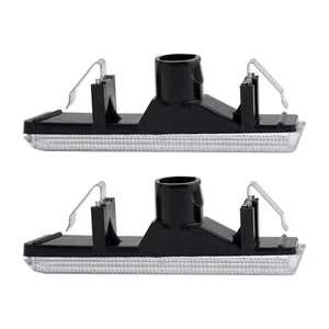 1 Pair Front Side Marker Light Lamp Clear Lens For E38 7 Series 1995-2001 CA - Picture 1 of 12
