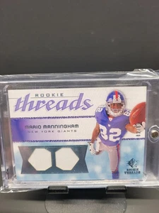 2008 SP Rookie Threads - Rookie Threads Mario Manningham #RT-MM 82/99 JRSY Match - Imagen 1 de 3