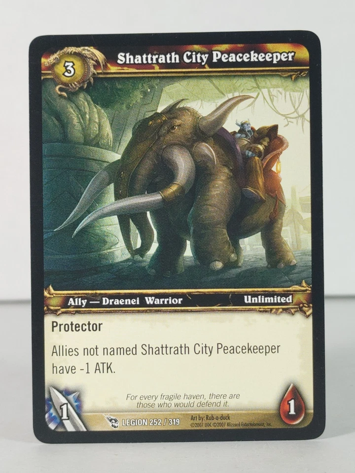 Shattrath City Peacekeeper - March of the Legion - 252/319 - singles - Common - Image 1 of 1