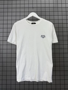 A.P.C. logo-print cotton t-shirt men's size L Duties Paid (USA) - Picture 1 of 6