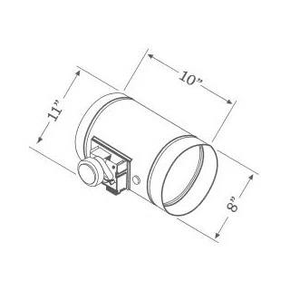 Zephyr MUA008A - Duct HVAC Support - Image 1 of 1